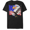 Men's Lost Gods Fourth of July  American Eagle Soar  Adult T-Shirt