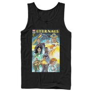 Men's Marvel Eternals Comic Book Cover  Adult Tank Top