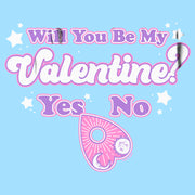 Men's Ouija Will You Be My Valentine? Yes or No?  Adult T-Shirt