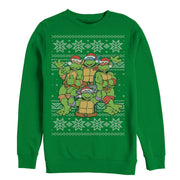 Men's Teenage Mutant Ninja Turtles Ugly Christmas Sweater  Adult Sweatshirt