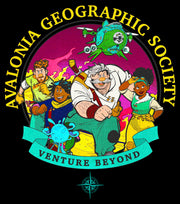 Men's Strange World Avalonia Geographic Society Venture Beyond Group  Adult T-Shirt