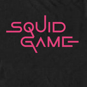 Men's Squid Game Logo Pink  Adult T-Shirt