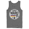 Men's Nintendo Super Mario Retro Rainbow Ring  Adult Tank Top