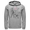 Men's Cruella Fashion Drawings  Adult Pull Over Hoodie