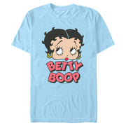 Men's Betty Boop Polka Dot Logo  Adult T-Shirt