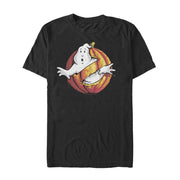 Men's Ghostbusters Halloween Pumpkin Logo  Adult T-Shirt