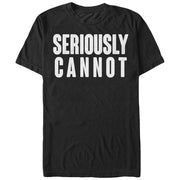 Women's CHIN UP Seriously Cannot  Adult Boyfriend Tee