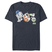 Men's Star Wars: The Rise of Skywalker Droid Party  Adult T-Shirt