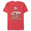 Men's Mickey & Friends Distressed Cowboy Crew  Adult T-Shirt