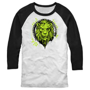 Men's Lion King Geometric Scar Emblem  Adult Baseball Tee