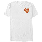 Men's Lost Gods Heart-Shaped Pizza  Adult T-Shirt