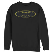 Men's Batman Logo Modern Wing  Adult Sweatshirt