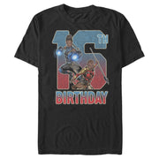 Men's Marvel Shuri and Okoye 16th Birthday  Adult T-Shirt