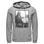 Men's Star Wars Don't You Dare Pinch Me  Adult Pull Over Hoodie