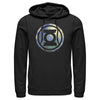 Men's Justice League Green Lantern Starry Night Logo  Adult Pull Over Hoodie