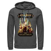 Men's Star Wars The High Republic Jedi For Light and Life  Adult Pull Over Hoodie