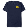 Men's Star Wars Embroidered Yellow Classic Logo  Adult T-Shirt