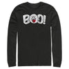 Men's Nintendo Mario Boo! Bubble Text  Adult Long Sleeve Shirt