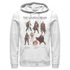 Men's Star Wars: The Mandalorian Character Guidebook  Adult Pull Over Hoodie