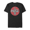 Men's Coca Cola Checkered Soda Bottle  Adult T-Shirt