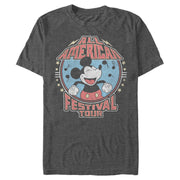 Men's Mickey & Friends All American Festival Tour  Adult T-Shirt