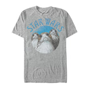 Men's Star Wars The Last Jedi Porg Circle  Adult T-Shirt