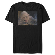 Men's The Lord of the Rings Fellowship of the Ring Gollum Yell  Adult T-Shirt