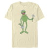 Men's The Muppets Kermit Flower Bouquet  Adult T-Shirt