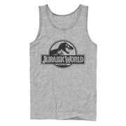 Men's Jurassic World Simple T. Rex Logo  Adult Tank Top