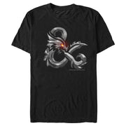 Men's Dungeons & Dragons: Honor Among Thieves Metal Logo  Adult T-Shirt