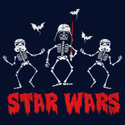 Men's Star Wars Halloween Vader Skeletons  Adult Pull Over Hoodie