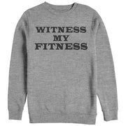 Women's CHIN UP Witness My Fitness  Adult Sweatshirt