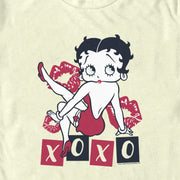 Men's Betty Boop XOXO Kisses  Adult T-Shirt