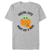 Men's Star Wars: The Mandalorian Halloween Grogu Jack-O'-Lantern Feeling Cute Might Eat a Frog  Adult T-Shirt