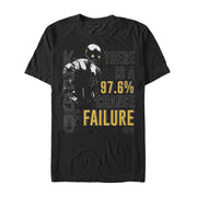 Men's Star Wars Rogue One K-2SO Chance of Failure  Adult T-Shirt