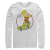 Men's The Simpsons Eat My Shorts  Adult Long Sleeve Shirt