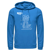 Men's Lightyear Sox Blueprint  Adult Pull Over Hoodie