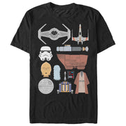 Men's Star Wars New Hope Essentials  Adult T-Shirt