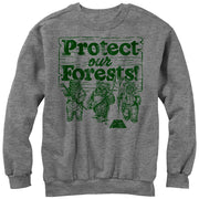 Men's Star Wars Ewok Protect Our Forests  Adult Sweatshirt