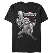 Men's Marvel Guardians of the Galaxy Rocket Target  Adult T-Shirt