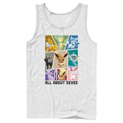 Men's Pokemon All About Eevee Eeveeloution  Adult Tank Top