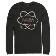 Men's NASA Atom Path Logo  Adult Long Sleeve Shirt