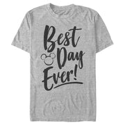 Men's Mickey & Friends Best Day Ever!  Adult T-Shirt