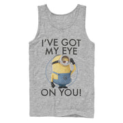 Men's Despicable Me Minion Got Eye on You  Adult Tank Top