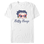 Men's Betty Boop Red Sunglasses Betty  Adult T-Shirt