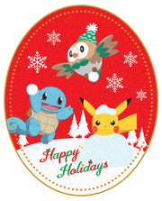 Men's Pokemon Christmas Happy Holidays Patch  Adult Long Sleeve Shirt