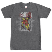 Men's Marvel Iron Man Comic Book Cent  Adult T-Shirt