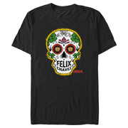 Men's Creed III Felix Chavez Sugar Skull Logo  Adult T-Shirt