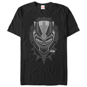 Men's Marvel Black Panther 2018 Geometric Mask  Adult T-Shirt