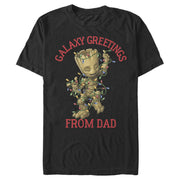 Men's Marvel Guardians of the Galaxy Dad Galaxy Greetings  Adult T-Shirt